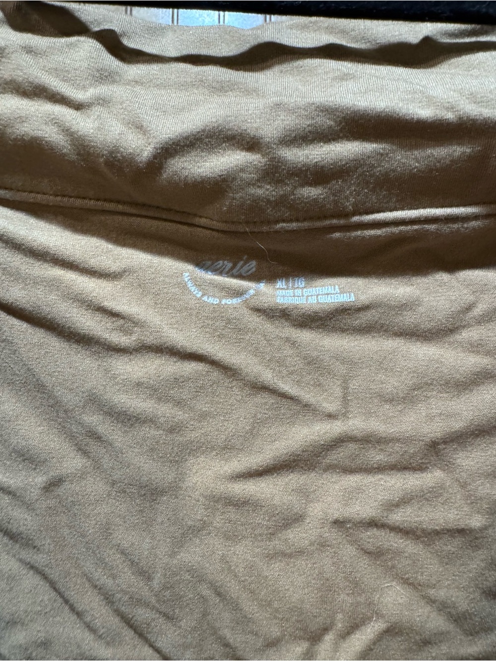 aerie Off-the-Shoulder Tank Top in Beige - Picture 2 of 5